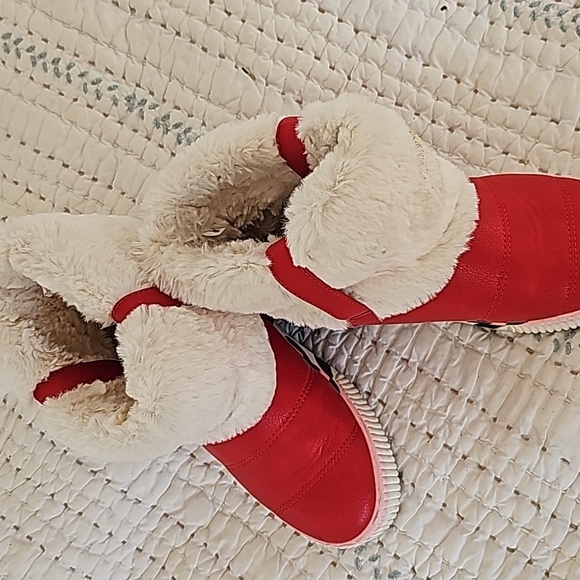 ROR OAT booties  size  39 red  with zebra accents - Picture 8 of 13
